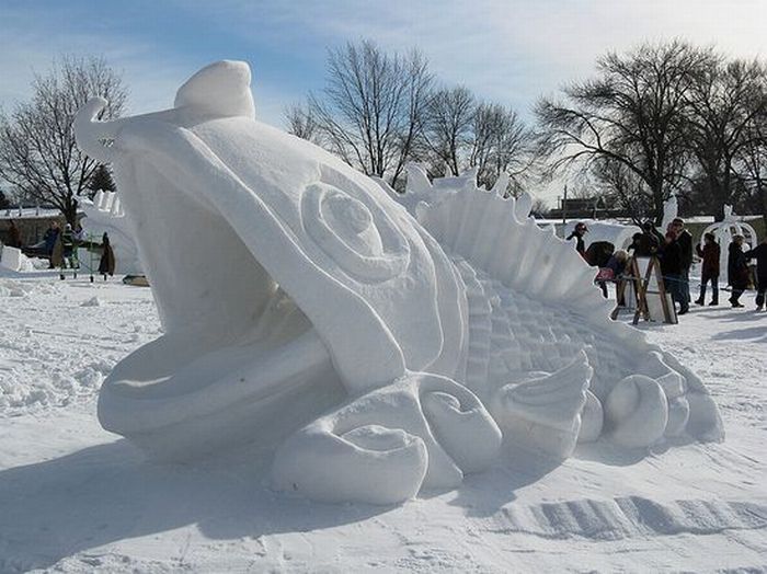 В Костромской области объявлен конкурс необычных снежных скульптур
