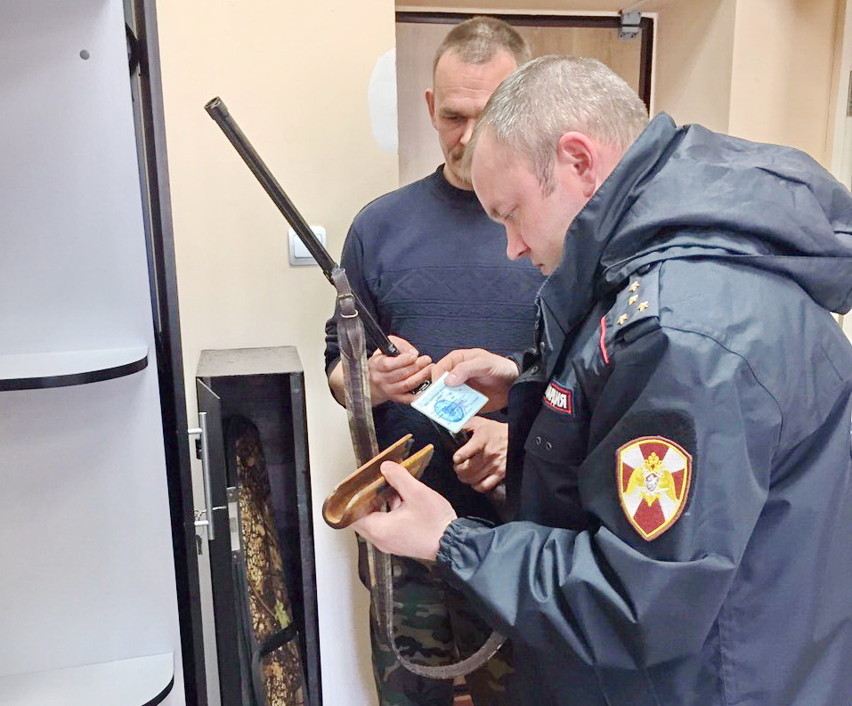В Костромской области проверили оружие