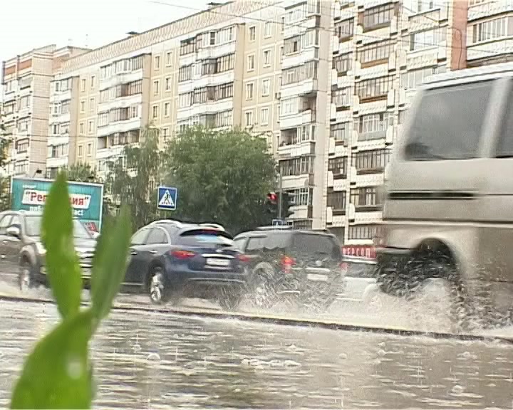 В Костроме ожидается дождь с грозой