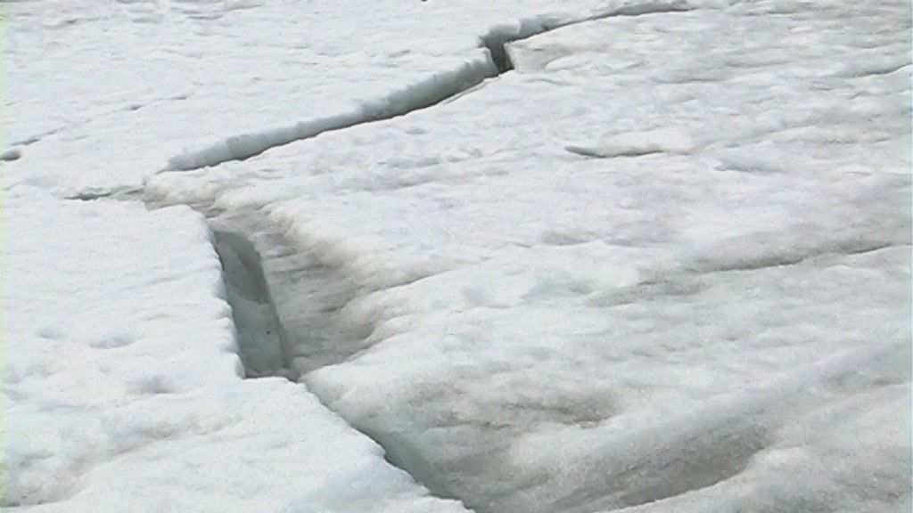 Толщина льда на водоемах Костромской области 27 февраля