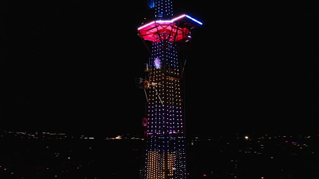 Над Костромой засветилась мини-Останкинская башня