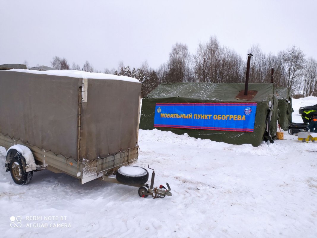 В Костромской области для водителей развёрнут пункт обогрева