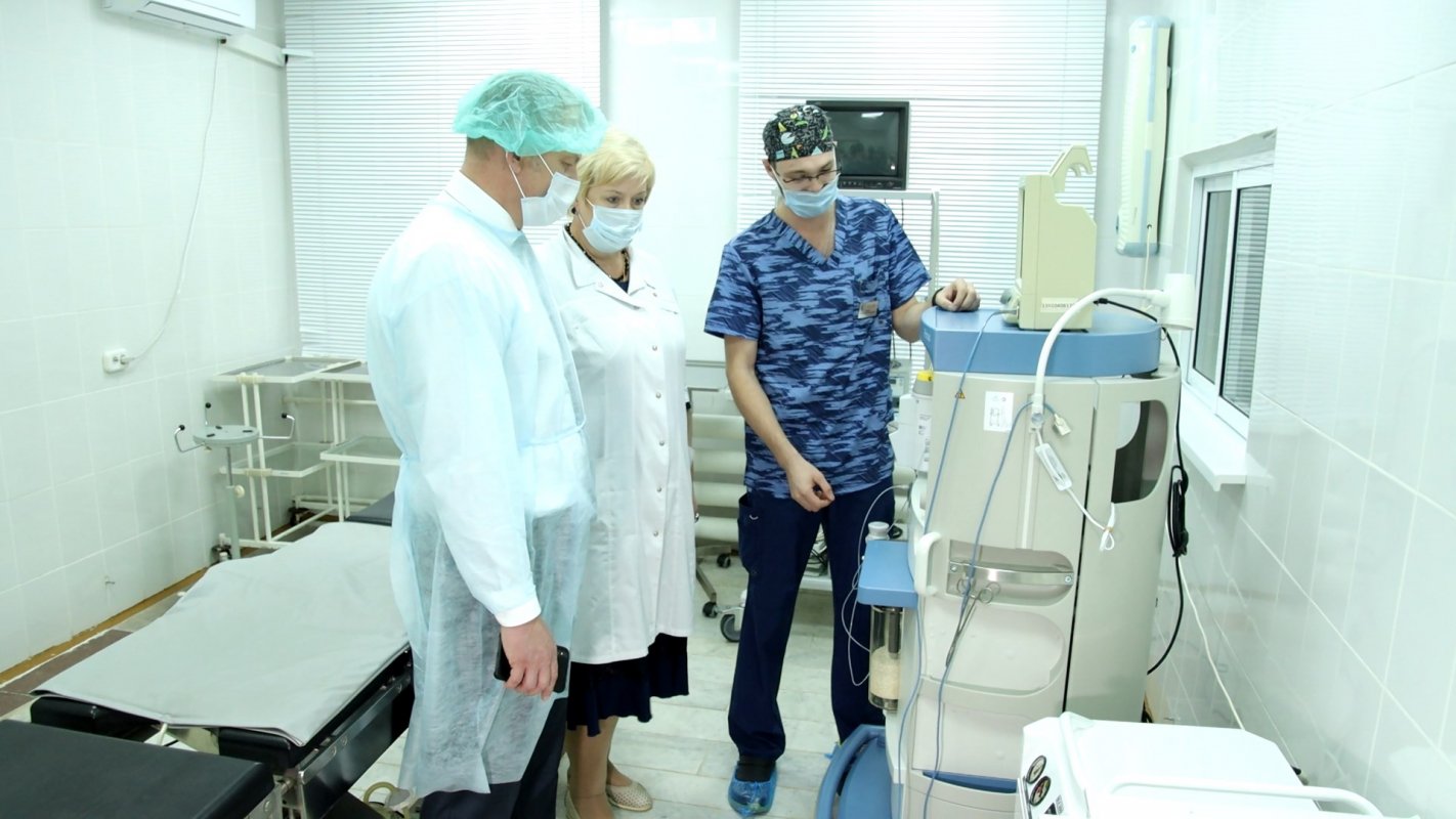 Наркозно-дыхательный аппарат приобрел регион для детской областной больницы