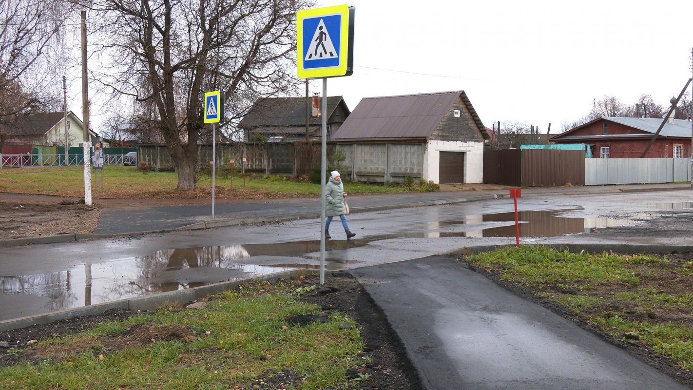 В Костроме на Речном проспекте изменили расположение пешеходных переходов