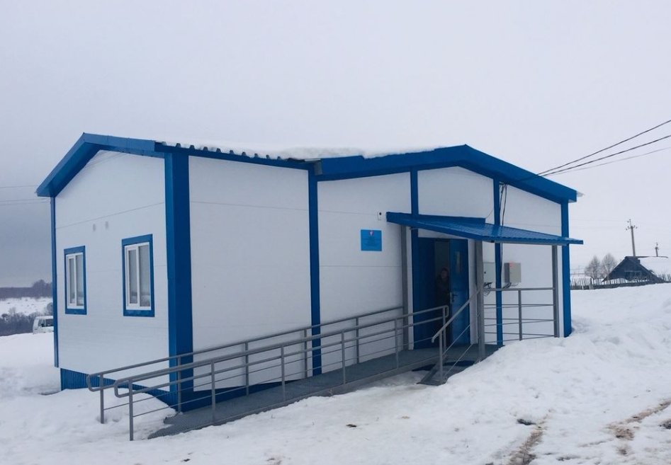 В Завражье Кадыйского района построили модульную амбулаторию