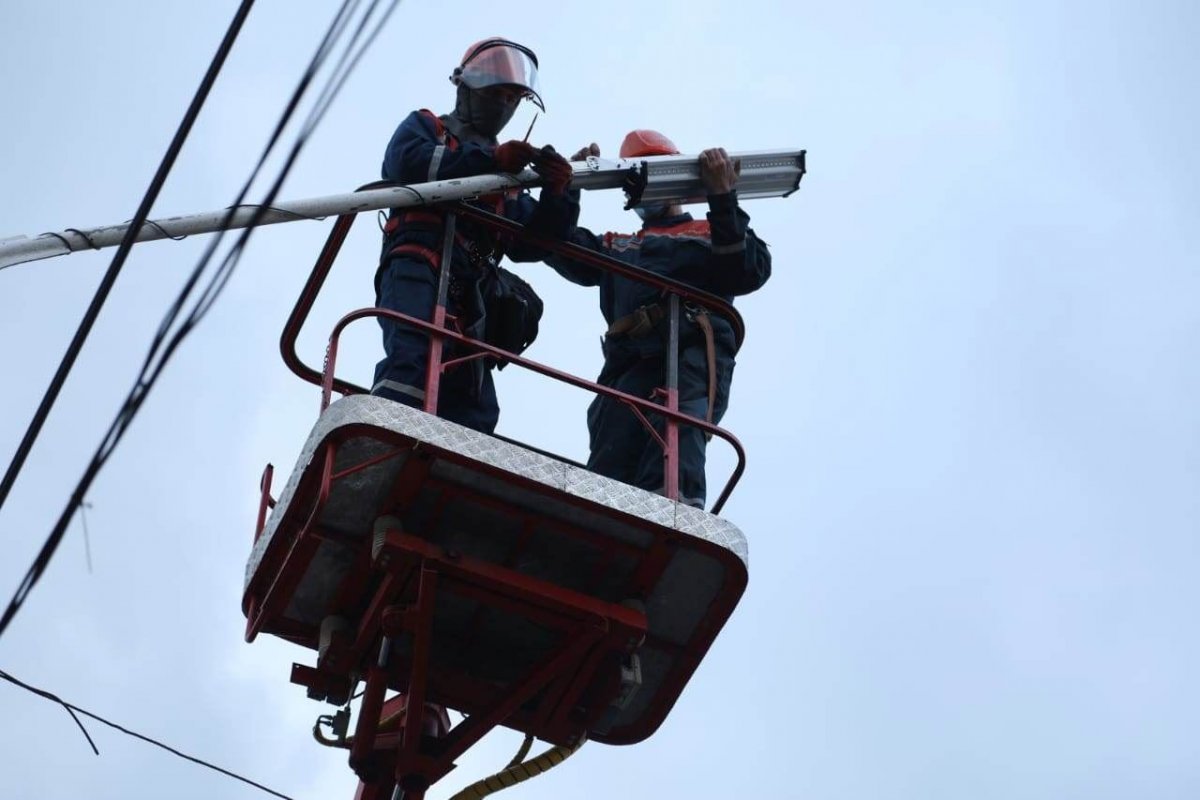 В Костроме завершается прокладка новых сетей уличного освещения в районе поселка Северный