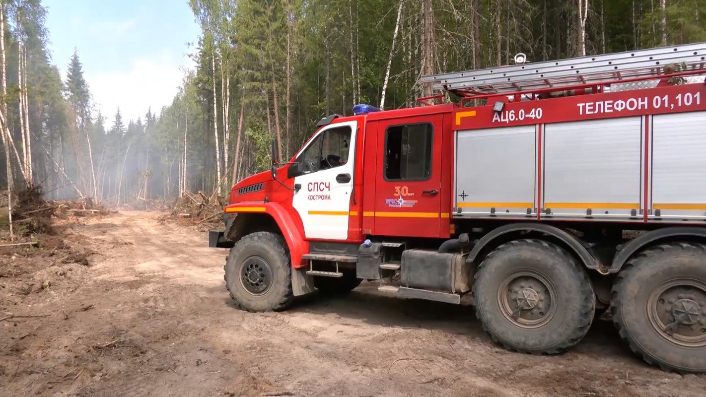 Костромская область утвердила сводный план тушения лесных пожаров