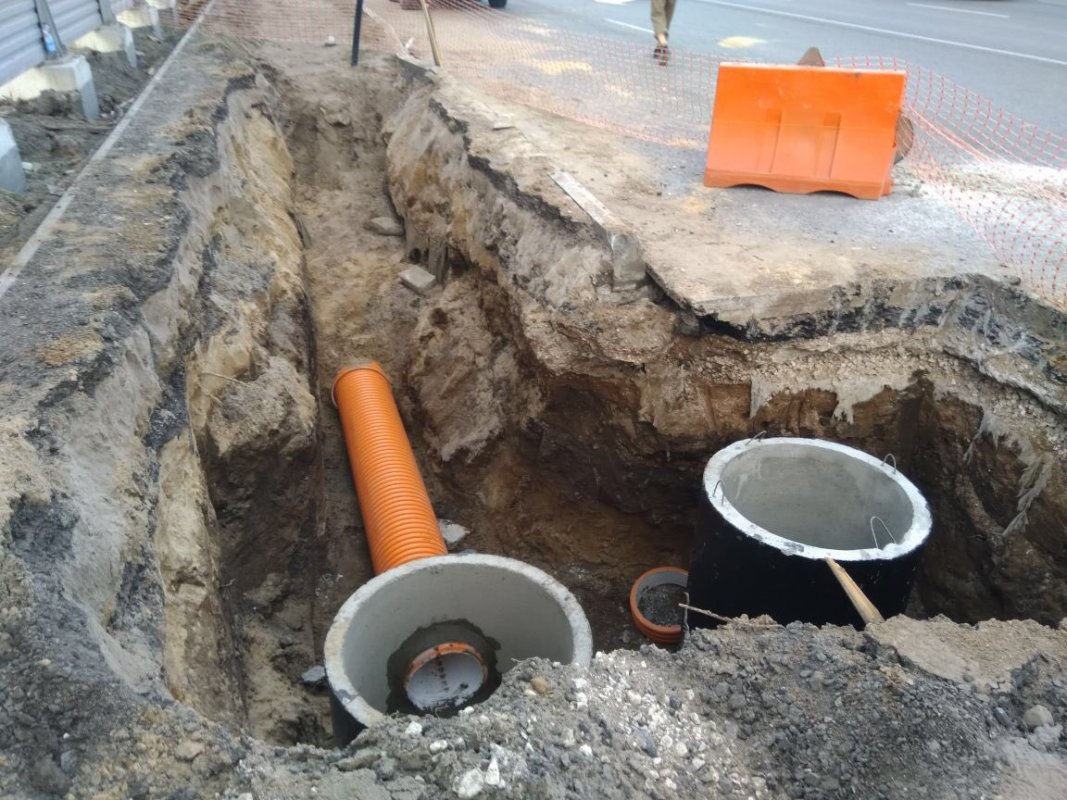 В Костроме на пяти улицах построят сети ливневой канализации