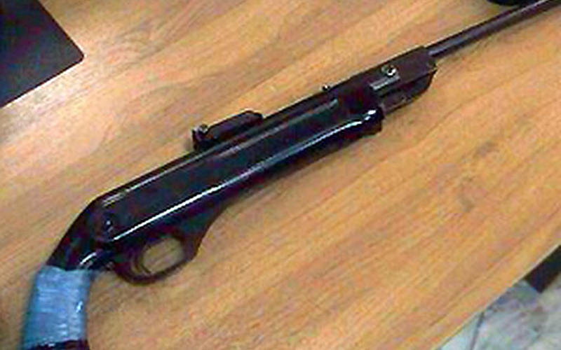 Житель Буя переделал украденную пневматическую винтовку в боевую