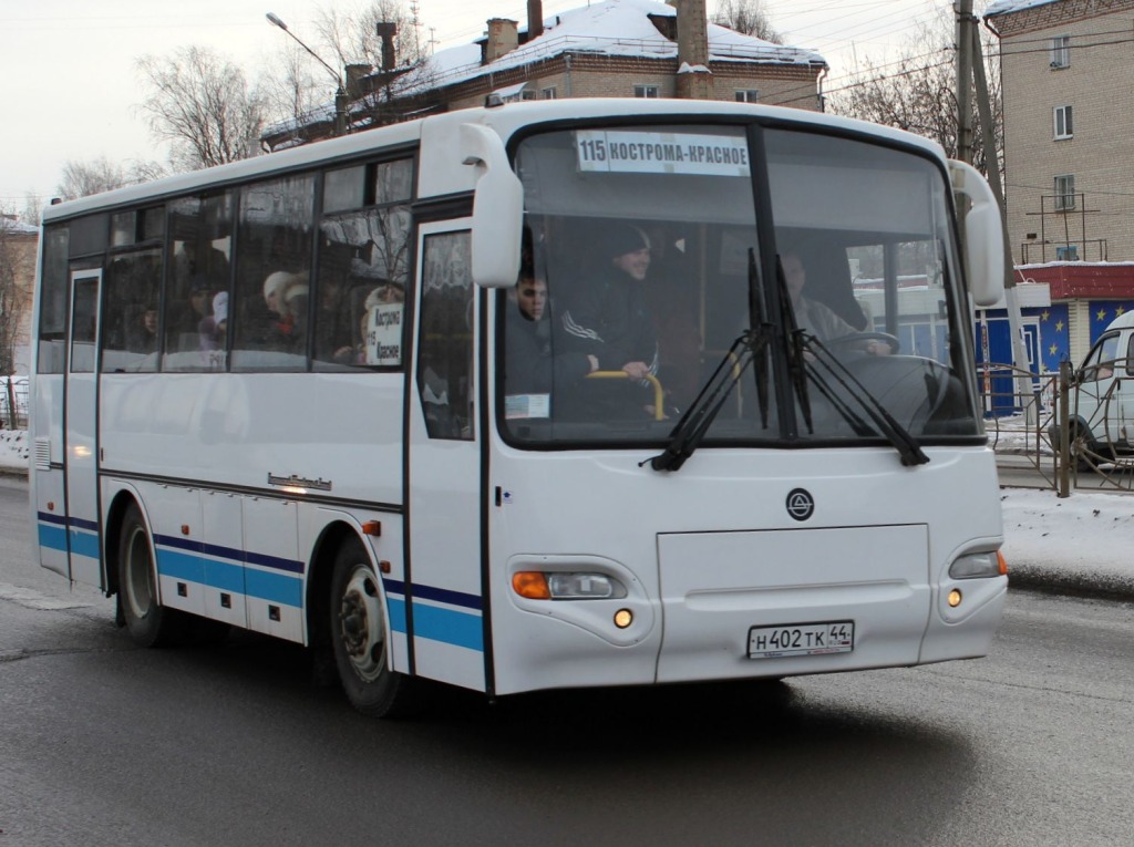 В расписание автобуса «Кострома – Красное-на-Волге» внесли изменения