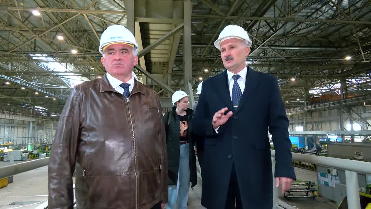 Губернатор Сергей Ситников с рабочим визитом посетил волгореченский трубный завод