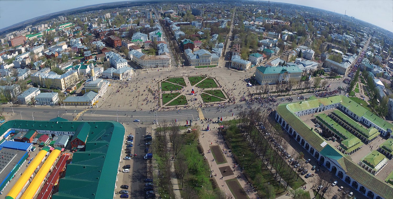 Фото сусанинской площади в костроме