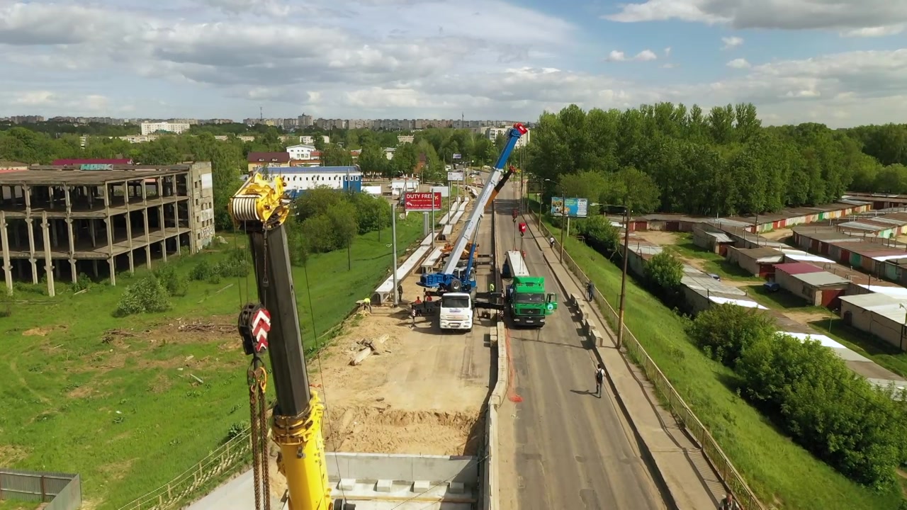 Путепровод в м/р-не Юбилейный в Костроме фактически отстраивают заново