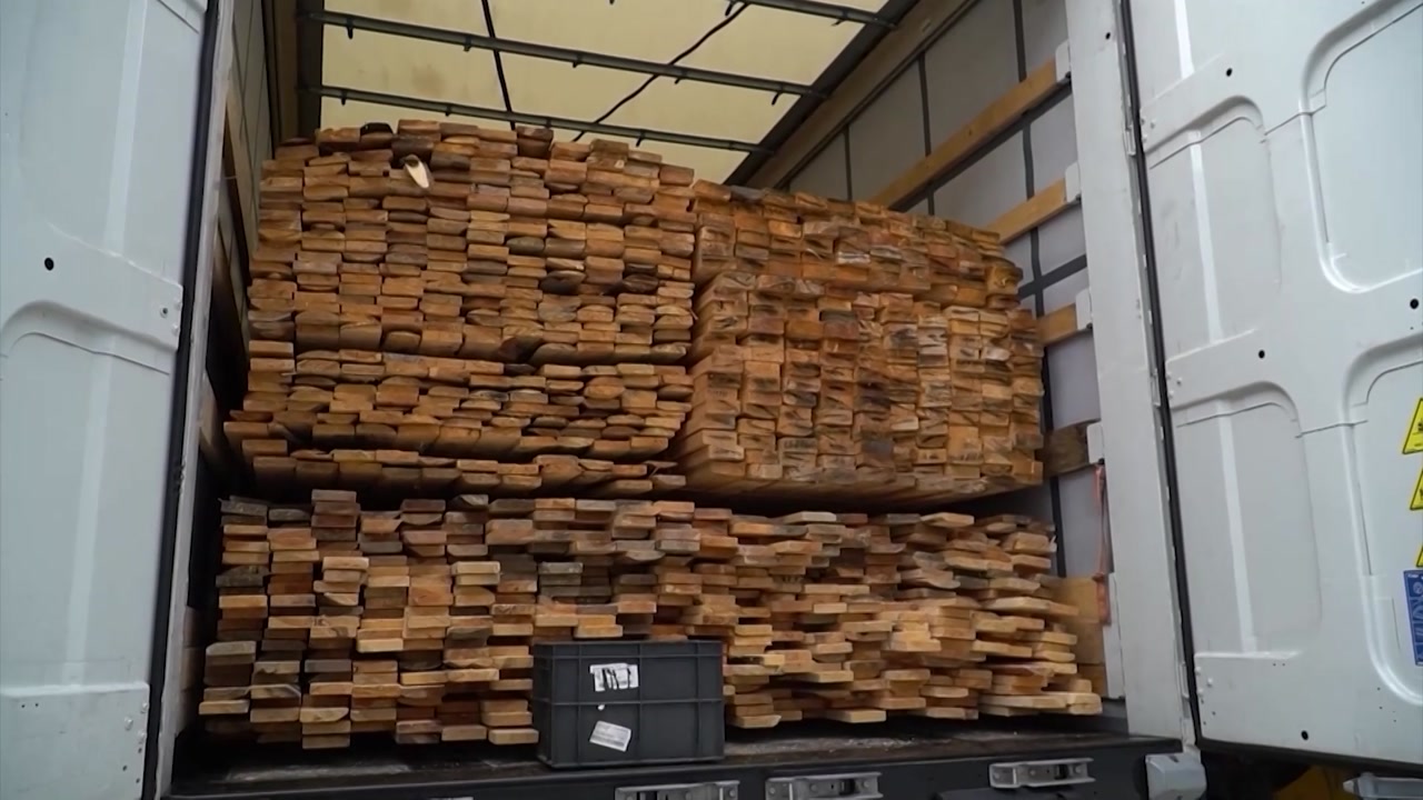 Лесопромышленники Костромской области отправили на Донбасс крупную партию древесины
