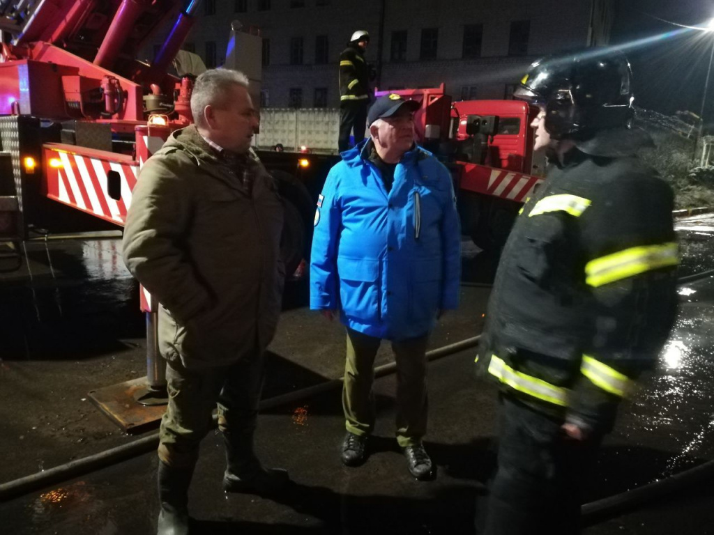 Сергей Ситников выразил соболезнования родным и близким людей, погибших в результате пожара в кафе «Полигон»