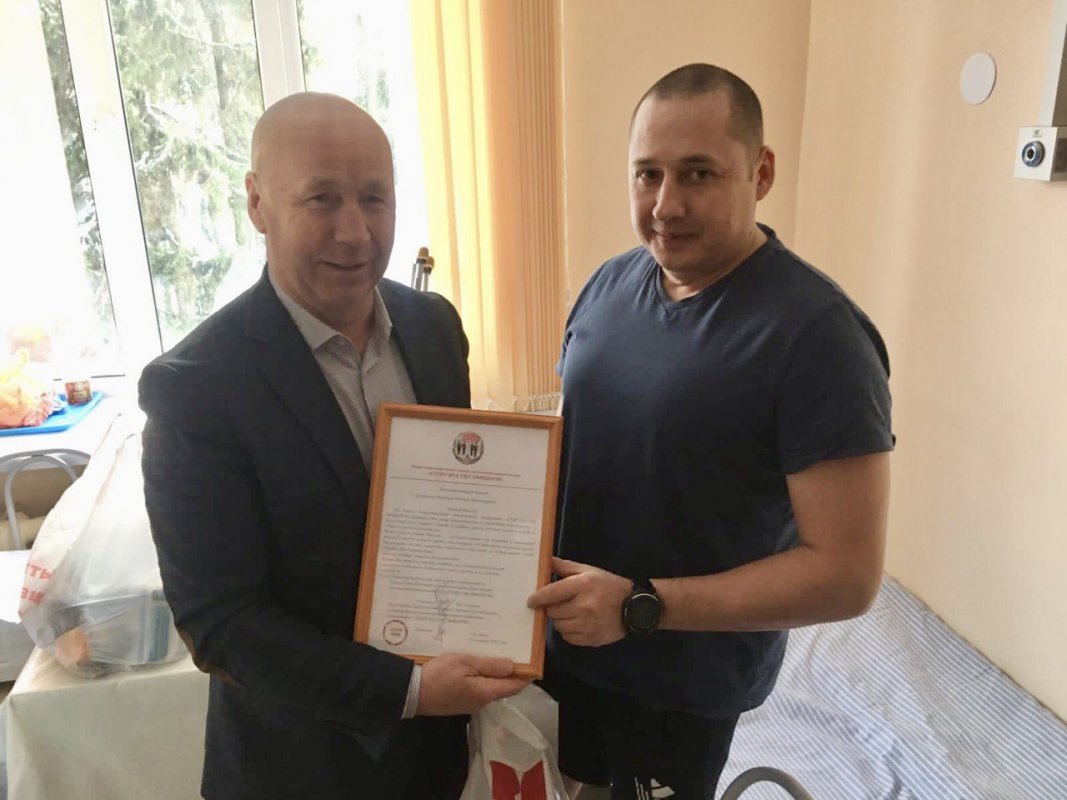 Члены Правления Костромского землячества посетили костромичей в военном госпитале в Подмосковье