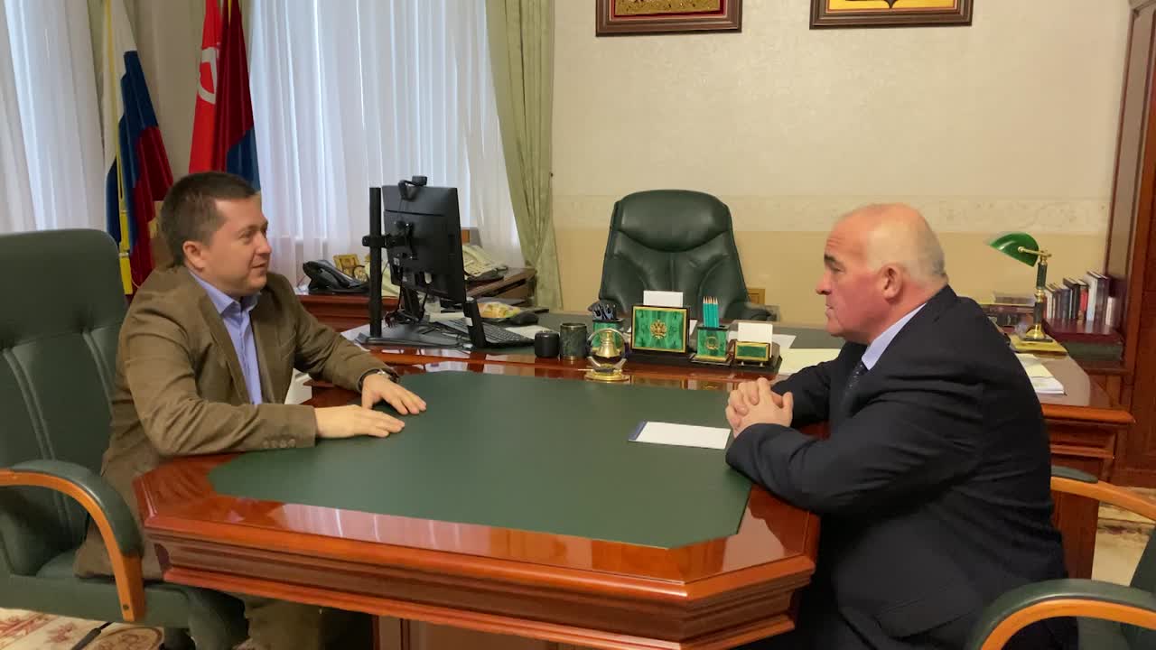 Губернатор Сергей Ситников встретился с главой секретариата Союза журналистов России Денисом Токарским
