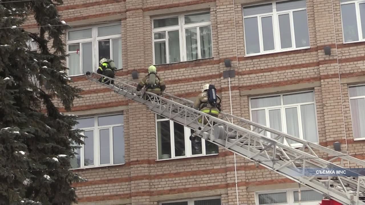 Сегодня в Костромской сельхозакадемии прошли пожарно-тактические учения