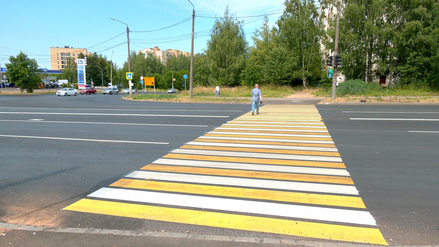 На улицах Костромы обновят дорожную разметку термопластиком