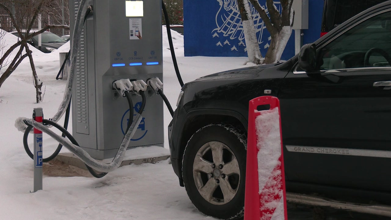 В Костроме оборудовали пять зарядных станций для электромобилей