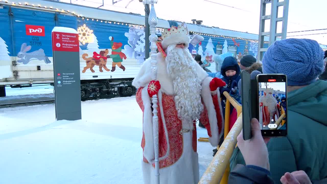Кострому сегодня вновь посетил Дед Мороз