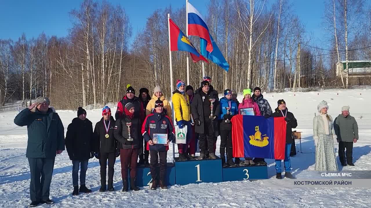 На лыжную трассу под Костромой вышли 137 спортсменов из 17 регионов