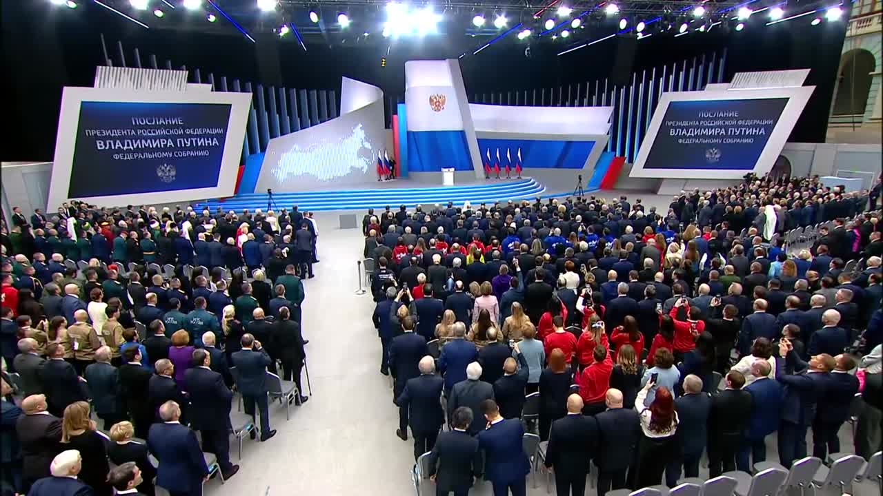 Сегодня Президент Владимир Путин обратился с ежегодным Посланием к Федеральному собранию
