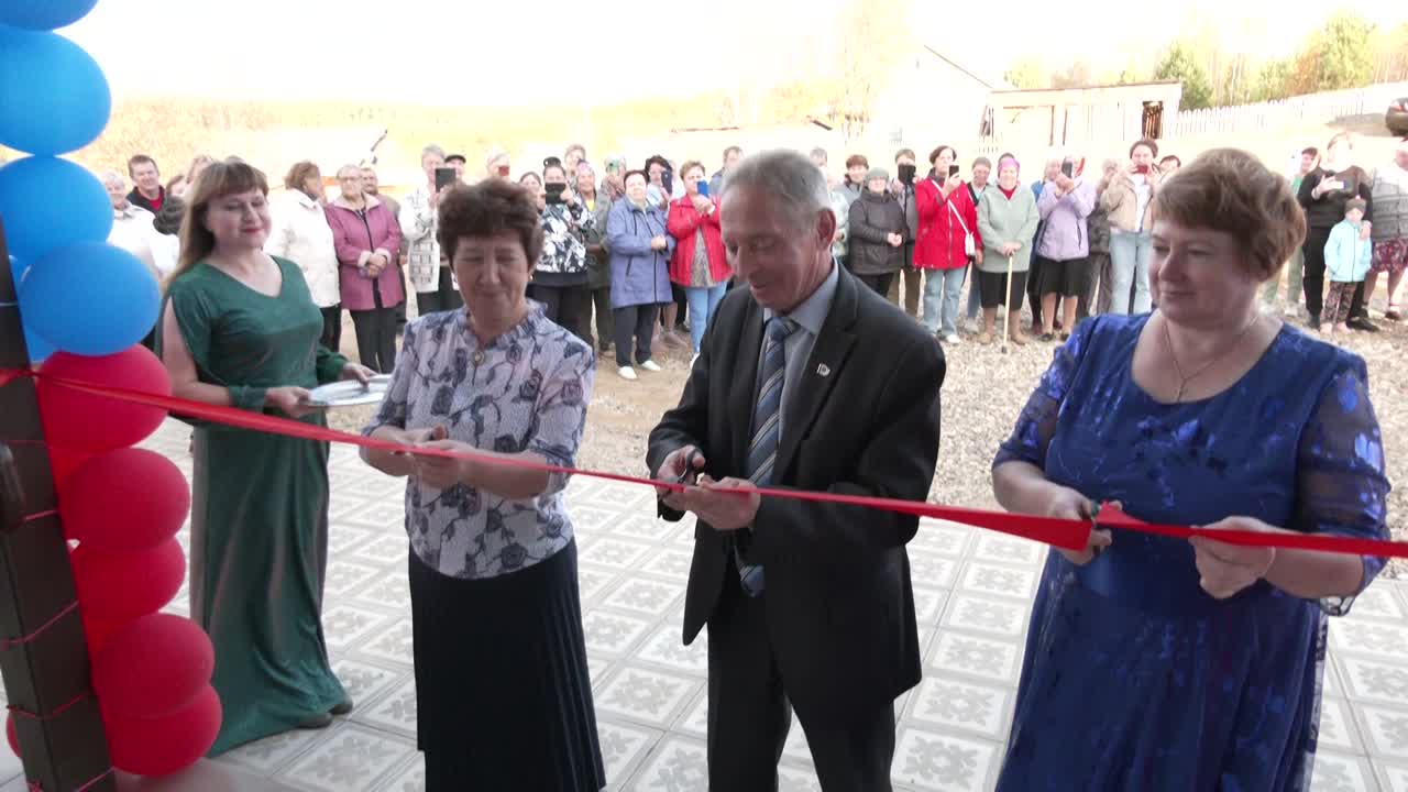 В самой северной точке Костромской области торжественно открыли Дом культуры