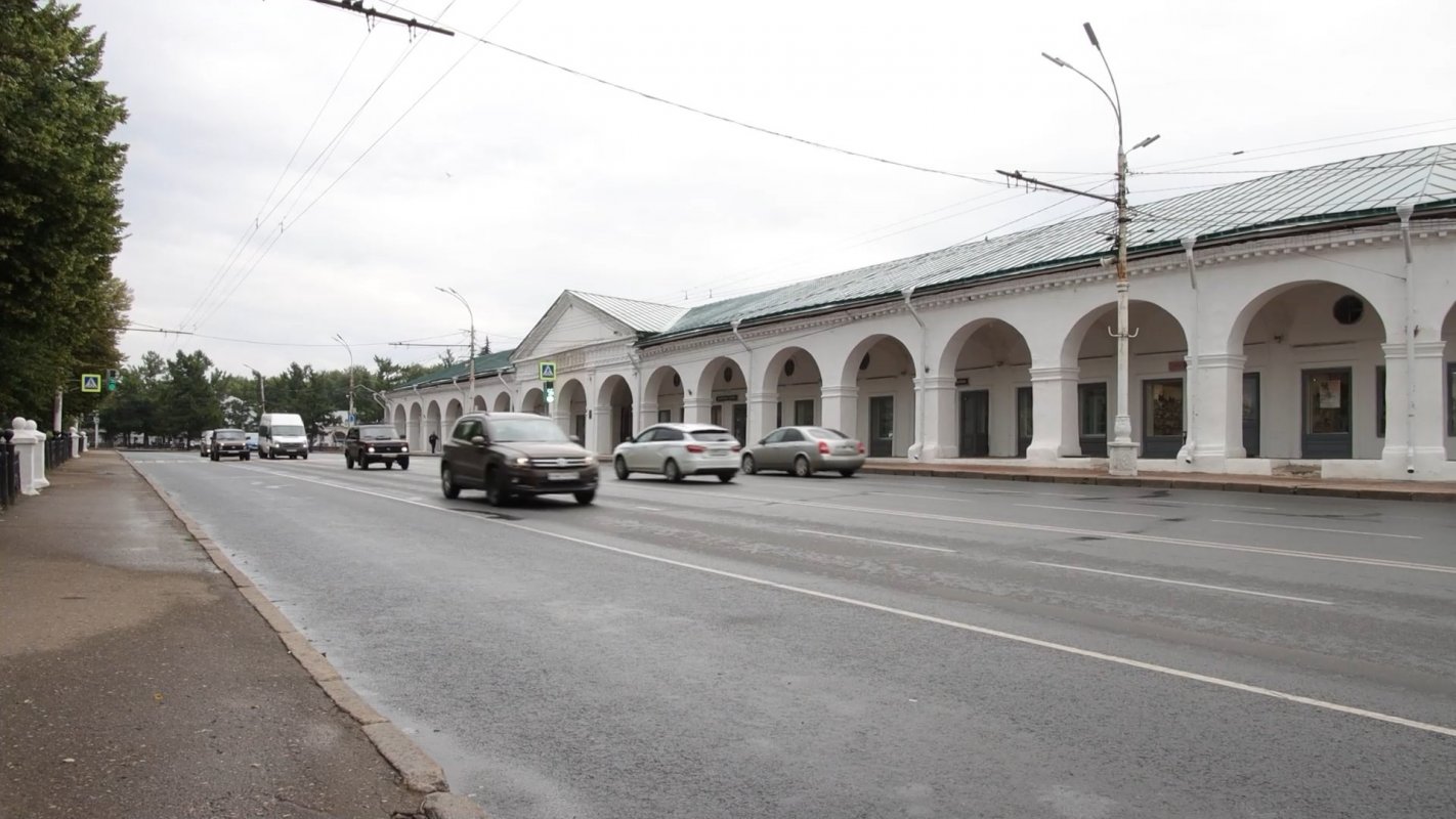 В центре Костромы изменена схема движения транспорта