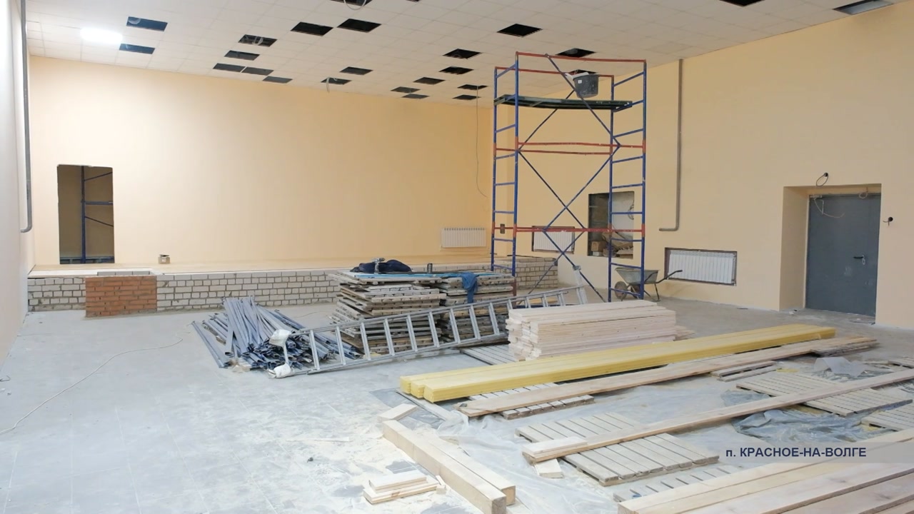 Новый год встретят в отремонтированном помещении