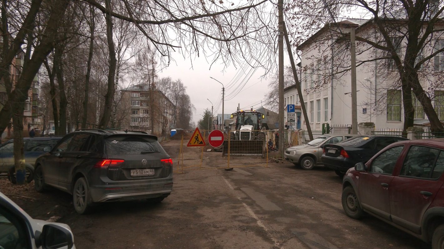 В областном центре строят сети ливневой канализации