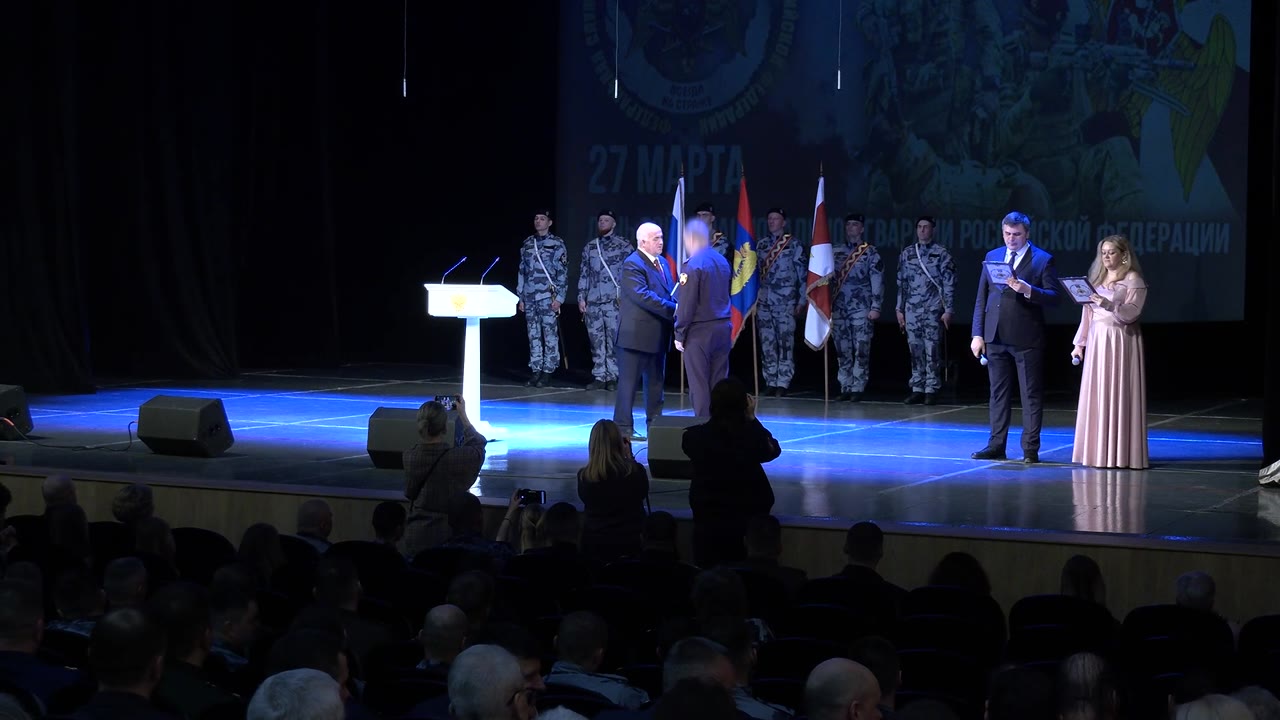 Костромские росгвардейцы отмечают юбилей ведомства