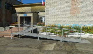 В Пыщугском районе Костромской области в детсадах и школах установили пандусы