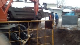 В Костроме всю ночь устраняли последствия аварии на теплотрассе