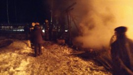 В поселке Красное-на-Волге в результате пожара многодетная семья осталась без крова