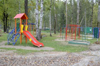 В Волгореченске завершают благоустройство парка
